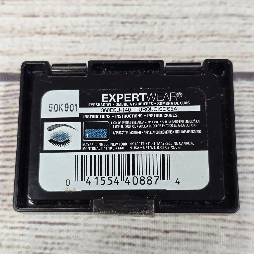 Maybelline ExpertWear Eye Shadow 140S Turquoise Sea - New/Sealed
